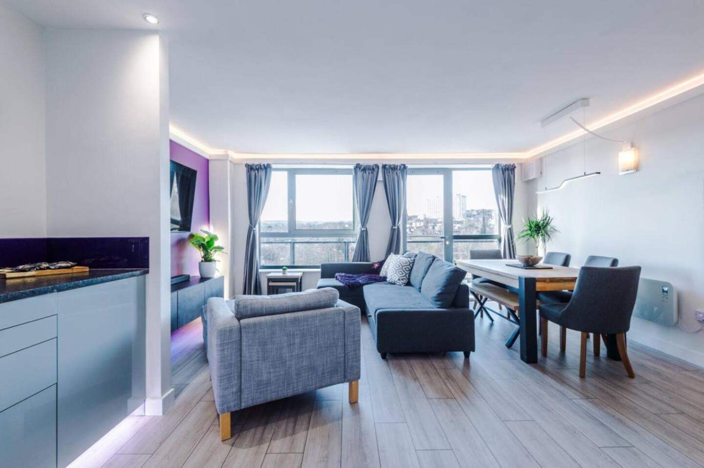 High-Spec Penthouse Central Free Parking Space Sheffield Dış mekan fotoğraf