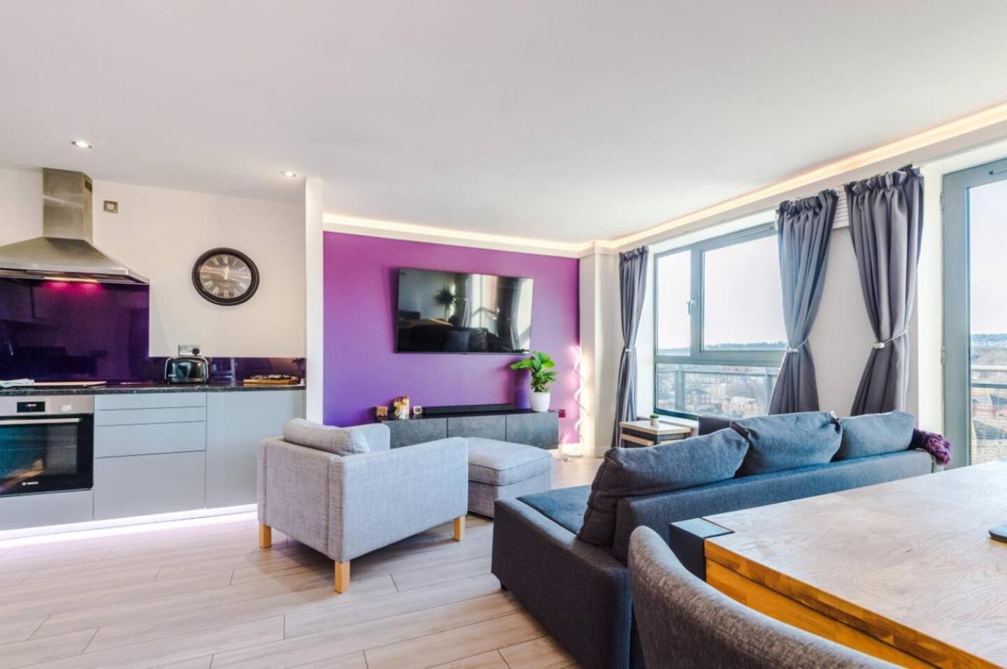 High-Spec Penthouse Central Free Parking Space Sheffield Dış mekan fotoğraf