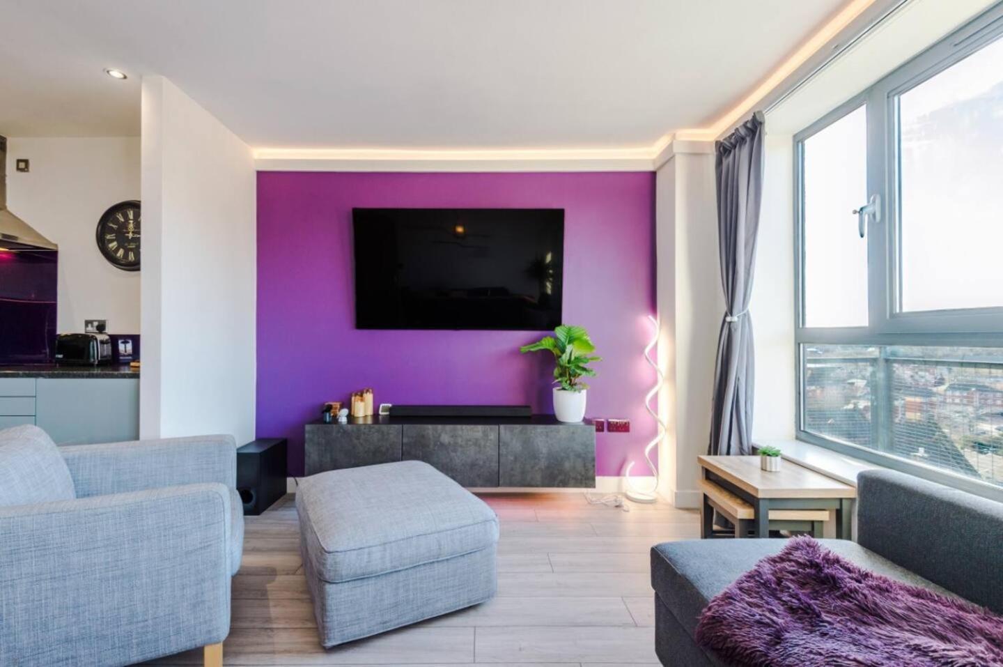 High-Spec Penthouse Central Free Parking Space Sheffield Dış mekan fotoğraf